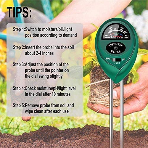 yoyomax CG-ACEZ-5BUR Soil-Meters, Green