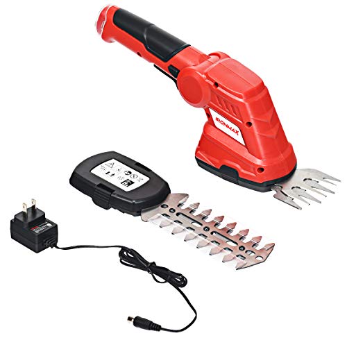 Goplus 2 in 1 Cordless Grass Shear + Hedge Trimmer w/ 3.6V Rechargeable Battery