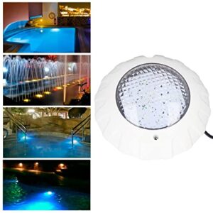 Hoopoocolor LED Pool Lights with Remote, 108 Lamp Beads, IP68 Waterproof, Engineering Grade Chips, RGB Colorful Energy Saving Pool Lamp for Pond, Garden, Party(DC12V/38W)