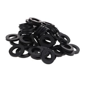 villful 100pcs keep rubber shower pipe shop heads garden tabs standard seal water round gasket fit duty all washers heavy for replacement self sealing o hose ring nozzle flat washer