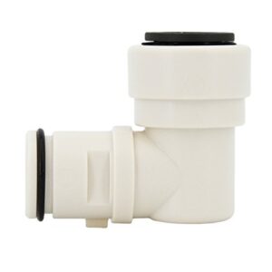 hydro-logic 1/2″ quick connect feed fitting for merlin gp & evolution-ro1000, white