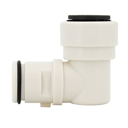 Hydro-Logic 1/2" Quick Connect Feed Fitting for Merlin GP & Evolution-RO1000, White