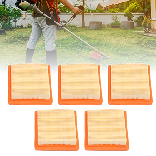 Haofy Replacement Air Filter, 5PCS Trimmer Air Filter Panel Filter Paper Replacement for FS91 Garden Tool