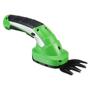 ZIAJKA 2 in 1 7.2V Rechargeable Cordless Grass Shear Hedge Trimmer Lawn Mower Garden Pruning