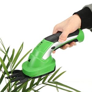 ZIAJKA 2 in 1 7.2V Rechargeable Cordless Grass Shear Hedge Trimmer Lawn Mower Garden Pruning