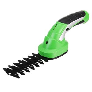 ZIAJKA 2 in 1 7.2V Rechargeable Cordless Grass Shear Hedge Trimmer Lawn Mower Garden Pruning