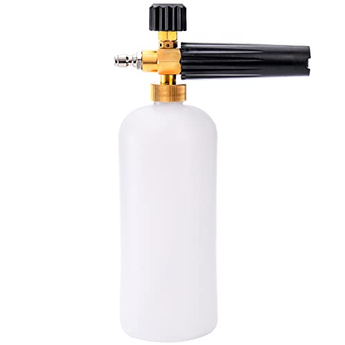 Fasmov Car Wash Pressure Washer Jet Wash 1/4" Quick Release Adjustable Snow Foam Lance Foam Cannon Foam Blaster