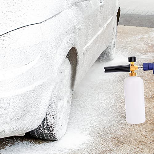 Fasmov Car Wash Pressure Washer Jet Wash 1/4" Quick Release Adjustable Snow Foam Lance Foam Cannon Foam Blaster