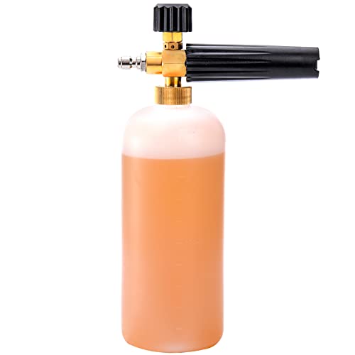 Fasmov Car Wash Pressure Washer Jet Wash 1/4" Quick Release Adjustable Snow Foam Lance Foam Cannon Foam Blaster