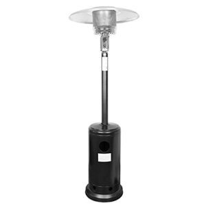 ueidihi portable outdoor heater, 50,000 btu tabletop patio heater with wheels, propane gas heater with triple protection system, suitable for garden, patio