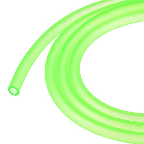 MECCANIXITY PVC Petrol Fuel Line Hose 3/16" x 5/16" 16ft Green for Chainsaws Lawn Mower String Trimmer Blowers Small Engines