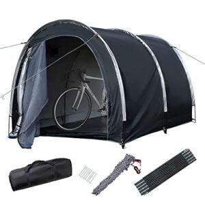 storage shed large bike cover storage shed tent portable garage shelter storage shelter outdoor shade for patio furniture,lawn mower,bike,motorcycle storage waterproof lawn mower garden tools shed