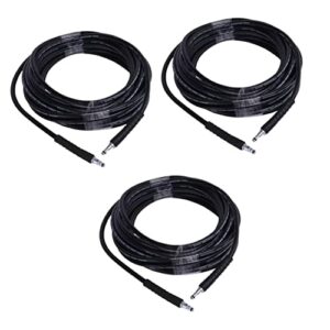 collbath 3 pcs water softener m pressure black and connectionblack hosepipe quality car garden heater – heavy pump female washers washer rubber flex washing thick cleaning connectionm