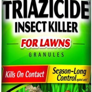 SPECTRUM BRANDS 53941 Spectracide Triazicide Insect Killer for Lawns Granules, 1-Pound, 1 lbs, Brown
