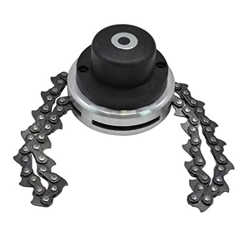 Lawn Mower Chain Grass Trimmer Head Chain Brushcutter for Garden Trimmer Grass Cutter Spare Parts Tools (Black)