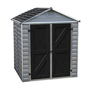 Palram - Canopia SkyLight 6' x 5' Storage Shed - Gray