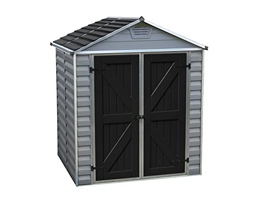 Palram - Canopia SkyLight 6' x 5' Storage Shed - Gray