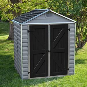 Palram - Canopia SkyLight 6' x 5' Storage Shed - Gray