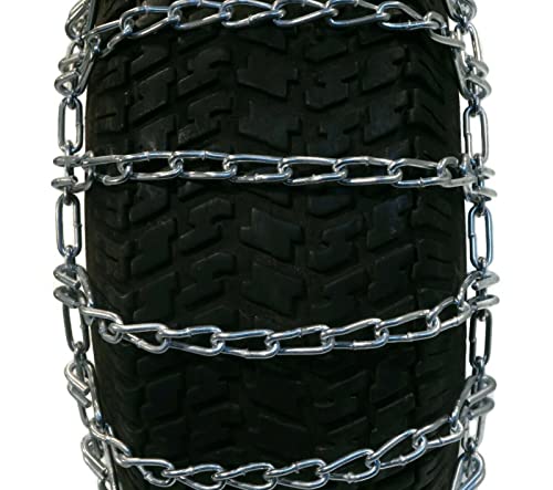 The ROP Shop | Pair of 2 Link Tire Chains 15x5x6 for Troy-Bilt, Ariens & Husqvarna Snow Blower