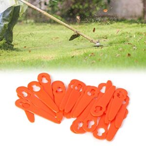 Mower Cutter Blades, 24 Pcs Plastic Cutter Blades Replacement for Stihl PolyCut 2-2 Garden Lawn Mower Trimmer Mower Cutter Blade Plastic Machine Trimming Blades Motor Brush Trimmer Parts Kit