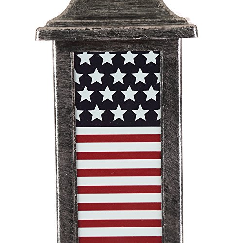 Solar Lantern Hanging Outdoor Lantern Waterproof Lamp Outdoor Garden Decor,American Flag