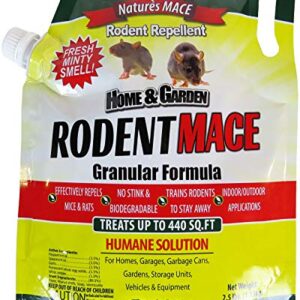 Nature’s MACE Rodent Repellent 2.5lb / Covers 440 Sq. Ft. / Repel Mice & Rats / Keep Mice, Rats & Rodents Out of Home, Garage, Attic, and Crawl Space / Safe to use Around Children & Pets