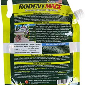 Nature’s MACE Rodent Repellent 2.5lb / Covers 440 Sq. Ft. / Repel Mice & Rats / Keep Mice, Rats & Rodents Out of Home, Garage, Attic, and Crawl Space / Safe to use Around Children & Pets