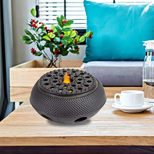 LJXX Tabletop Fireplace, Bioethanol Fire Bowl for Table, Indoor Outdoor Camping Garden Balcony Farmhouse Use Mini Bio Ethanol Table Top Fire Pit, Personal Fireplace