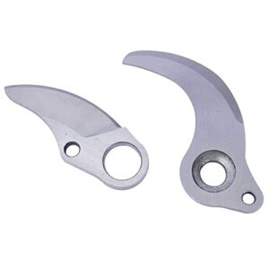 electric pruning shears replacement blade, sk5 high carbon steel pruner blade, 25mm/30mm (0.98 inch/1.2 inch) cutting diameter, fixed blade & movable blade ( color : 1 pair , size : 1” id )