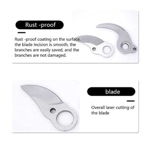 Electric Pruning Shears Replacement Blade, SK5 High Carbon Steel Pruner Blade, 25MM/30MM (0.98 Inch/1.2 Inch) Cutting Diameter, Fixed Blade & Movable Blade ( Color : 1 pair , Size : 1'' ID )