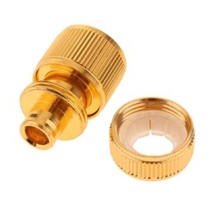 PETSOLA 2Pcs Pressure Washer Hose Adaptor Brass Plug Connection for Garden Hose - 1/2'' Female