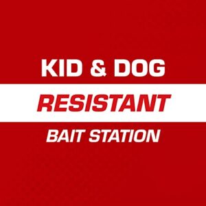 Tomcat Rat & Mouse Killer Child & Dog Resistant, Disposable Station, 1 Pre-Filled Ready-To-Use Bait Station