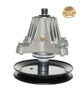 g.times spindle assembly replaces replaces mtd 618-06976 918-06976 618-06976a 918-06976a 285-703 mounting holes are threaded