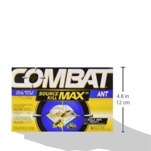 Combat Max Ant Killing Bait Stations, Indoor and Outdoor Use, 6 Count