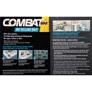 Combat Max Ant Killing Bait Stations, Indoor and Outdoor Use, 6 Count