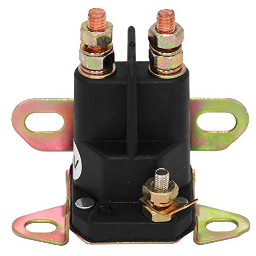 YIXIN Universal Solenoid Relay Fit for Trombetta Ariens Husqvarna AYP Murray Toro Bolens MTD Snapper Troy Bilt Briggs Stratton Bad Boy Hako Simplicity Polaris