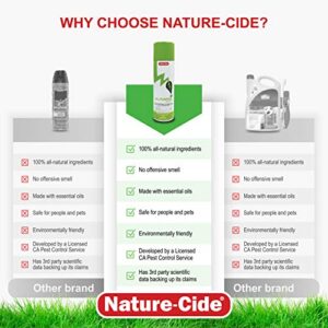 Nature-Cide Aerosol Can. All Natural Roach Killer, Spider, Mosquito and Ant Spray to Keep Your Home Safe. Kills on Contact. No Strong Odor.