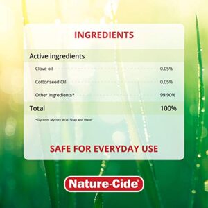 Nature-Cide Aerosol Can. All Natural Roach Killer, Spider, Mosquito and Ant Spray to Keep Your Home Safe. Kills on Contact. No Strong Odor.