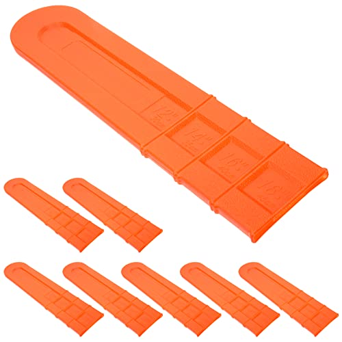 Cabilock Toiletries Items 8pcs Chainsaw Bar Cover Plastic Chain Bar Protective Cover Scabbard Guard Cutter Parts Tools Plate Anti Scratch Garden Accessories Replacement for Scabbard Travel Travel