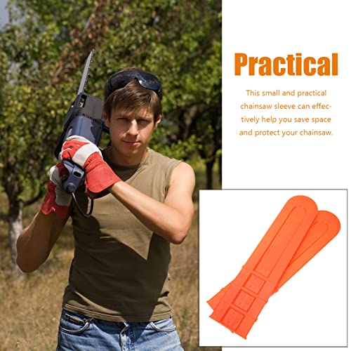 Cabilock Toiletries Items 8pcs Chainsaw Bar Cover Plastic Chain Bar Protective Cover Scabbard Guard Cutter Parts Tools Plate Anti Scratch Garden Accessories Replacement for Scabbard Travel Travel