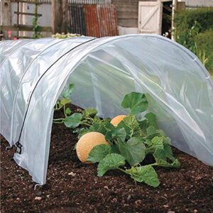 Agfabric 3.9Mil Plastic Covering Clear Polyethylene Greenhouse Film UV Resistant for Grow Tunnel and Garden Hoop, Plant Cover&Frost Blanket for Season Extension, 6x16ft