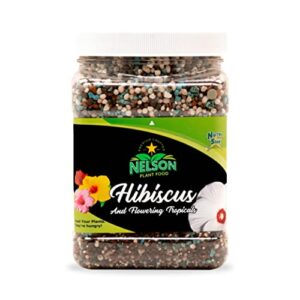 nelson plant food – nutristar hibiscus fertilizer – outdoor and indoor plant food – tropical hibiscus fertilizer for all flowering tropical plants