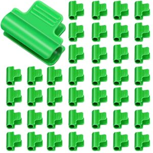 40 Pieces Greenhouse Clamps, Film Row Cover Netting Tunnel Hoop Clip, 0.63 inch Greenhouse Clips for Raised Bed Cover, Frame Shading Netting Greenhouse Accessories (40 Pieces 16mm) - by Giftape