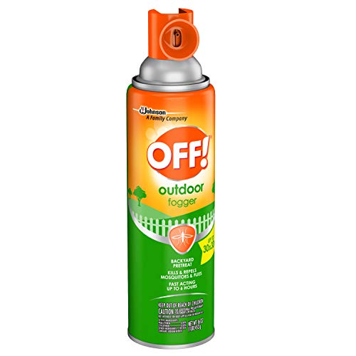 OFF! Outdoor Insect & Mosquito Repellent Fogger, Kills & Repels Insects in an up to 900 sq, ft, area, 16 oz.