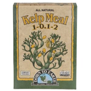 down to earth organic kelp meal fertilizer mix 1-0.1-2, 0.5 lb