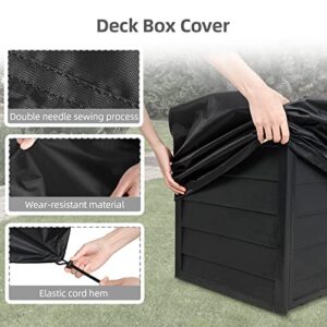 YUSING Deck Box 76 Gallon, Outdoor Storage Box Waterproof with Wheels for Patio Cushion & Pillows, Garden Supplies, Pet Stuff and Pool Accessories