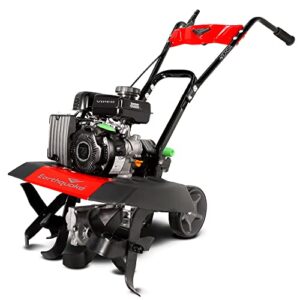 Earthquake Versa 2-in-1 Tiller Cultivator with a 79cc 4-Cycle Viper Engine, Removable Side Shields, Toolless Tilling Width Adjustment, Integrated Transport Wheels, Model: 24734