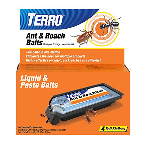 Terro T360 Ant and Roach Stations, 1 PACK Ant & Roach Baits, Black