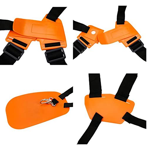 PETSOLA Universal Shoulder Harness Nylon Harness for Garden Brushs S, Orange