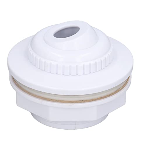 RvSky Garden Supplies Swimming Pool Water Inlet Fitting with 360 Degree and Single Hole Rotating Nozzles G2 External Thread Internal Thread